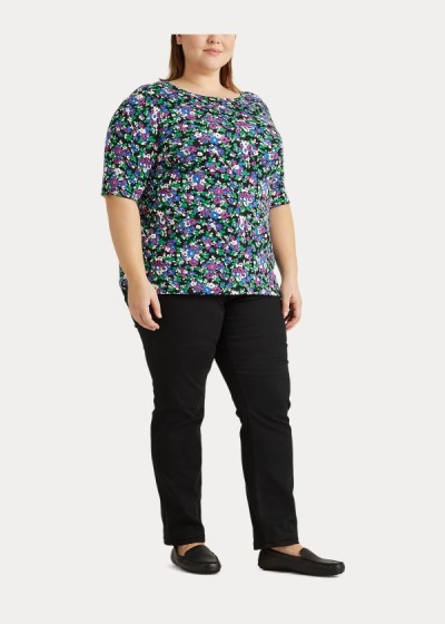 Top Ralph Lauren Floral Algodão-Blend Mulher 68027-XDIG